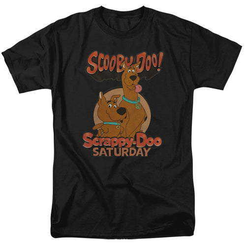 Scooby-Doo! - Scrappy Saturday - Adult Unisex Short Sleeve T-Shirt - Black