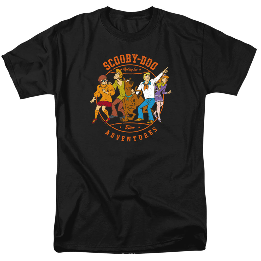 Scooby-Doo! - Scooby Adventures - Adult Unisex Short Sleeve T-Shirt - Black