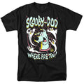 Scooby-Doo! - Spooky Doo - Adult Unisex Short Sleeve T-Shirt - Black