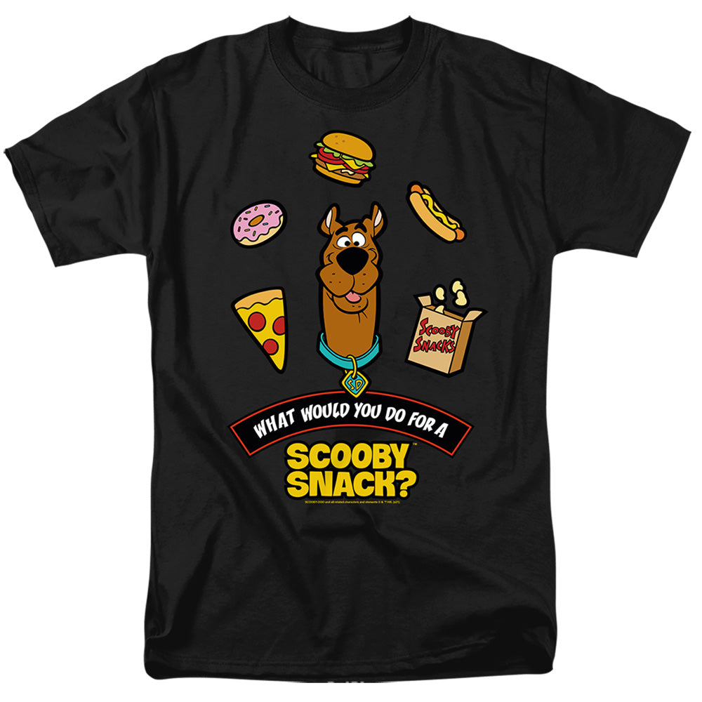 Scooby-Doo! - Wwyd For A Scooby Snack? - Adult Unisex T-Shirt - Black