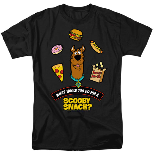 Scooby-Doo! - Wwyd For A Scooby Snack? - Adult Unisex T-Shirt - Black