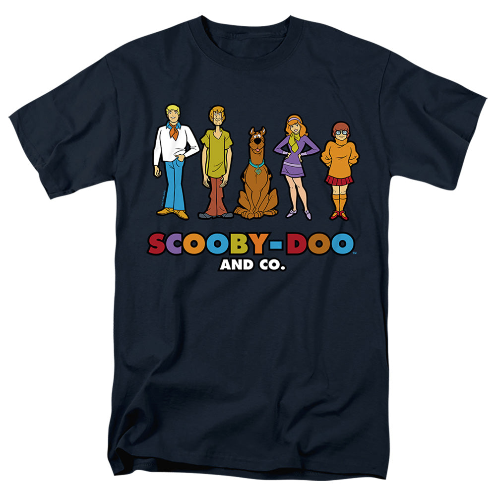 Scooby-Doo! - And Co. Lineup - Adult Unisex Short Sleeve T-Shirt - Blue