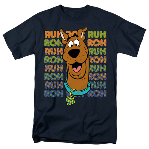 Scooby-Doo! - Ruh-Roh Repeat - Adult Unisex Short Sleeve T-Shirt - Blue