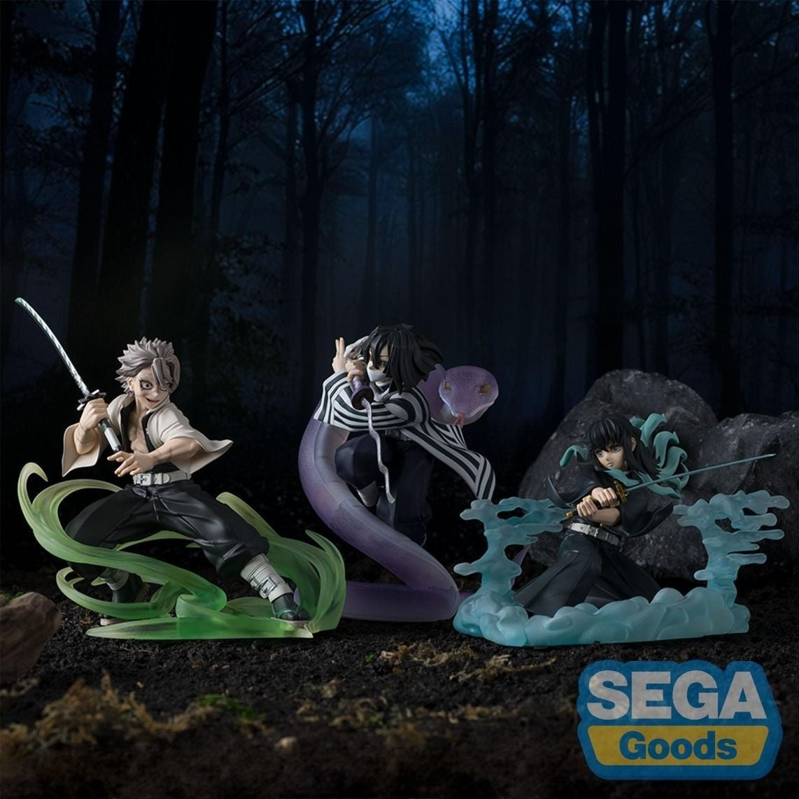 Sega - Demon Slayer - Obanai Iguro - Xross Link Figure Hashira Training Arc