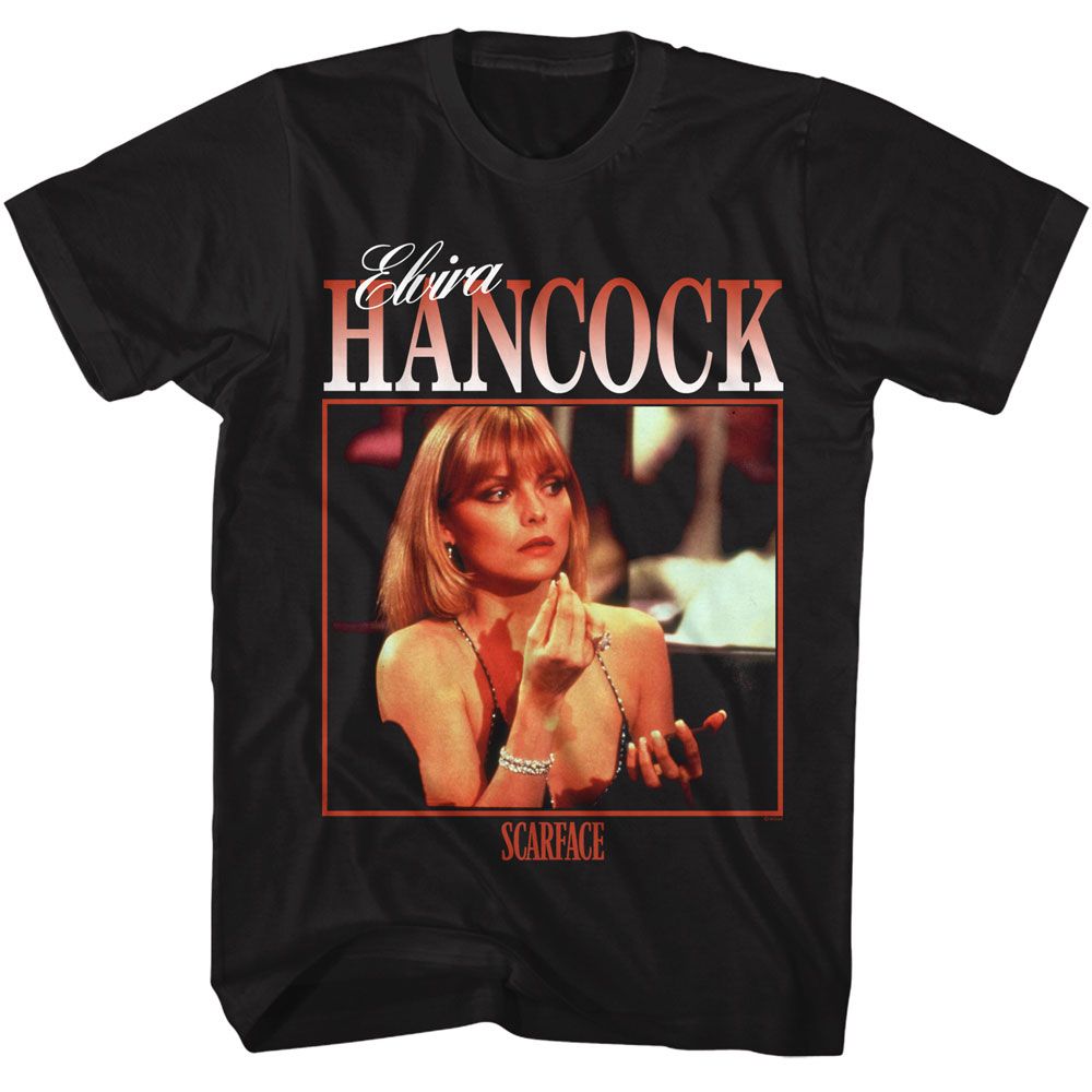 Scarface - Elvira Hancock - American Classics - Adult Short Sleeve T-Shirt