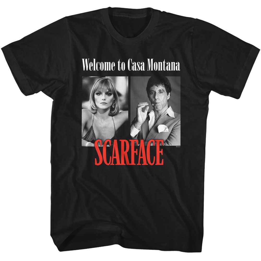 Scarface - Casa De Montana - American Classics - Adult Short Sleeve T-Shirt