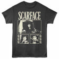 Scarface - 3 Photo Rose Alt - Adult Unisex Short Sleeve T-Shirt - Smoke
