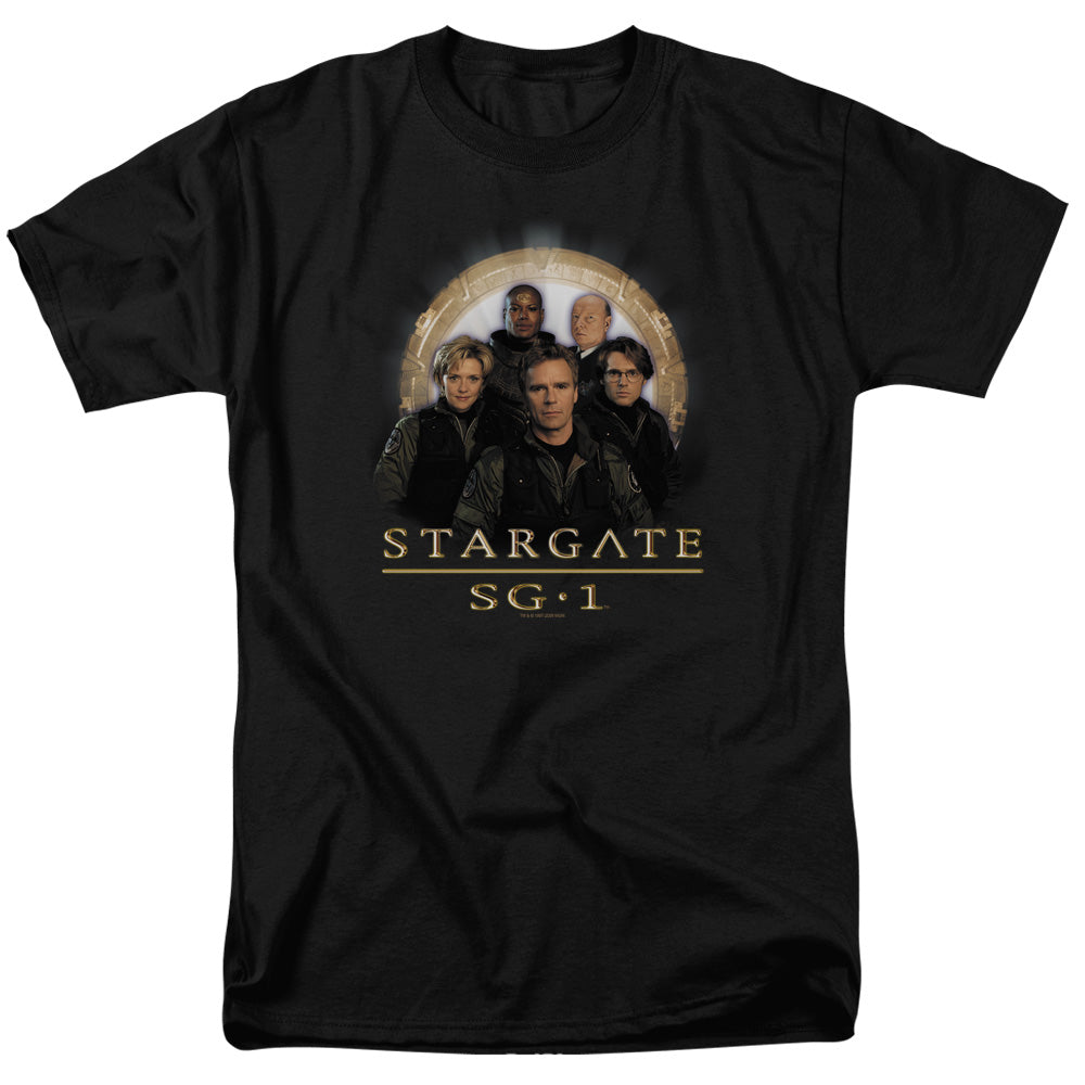 Stargate SG-1 - Team - Adult Unisex Short Sleeve T-Shirt - Black