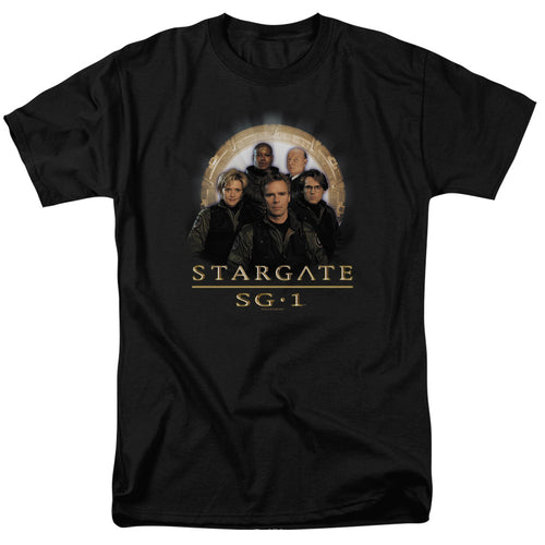 Stargate SG-1 - Team - Adult Unisex Short Sleeve T-Shirt - Black