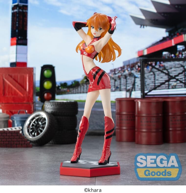 SEGA Evangelion Racing Luminasta Asuka Shikinami Langley Pit Walk Figure