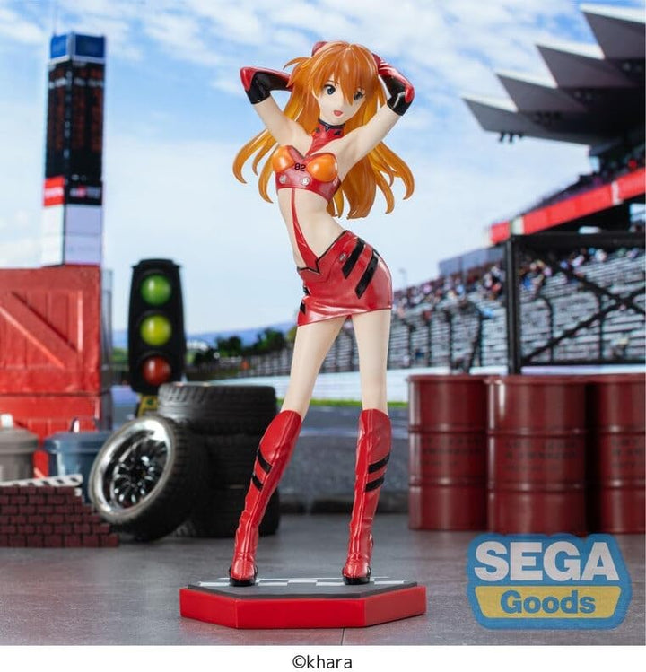 SEGA Evangelion Racing Luminasta Asuka Shikinami Langley Pit Walk Figure