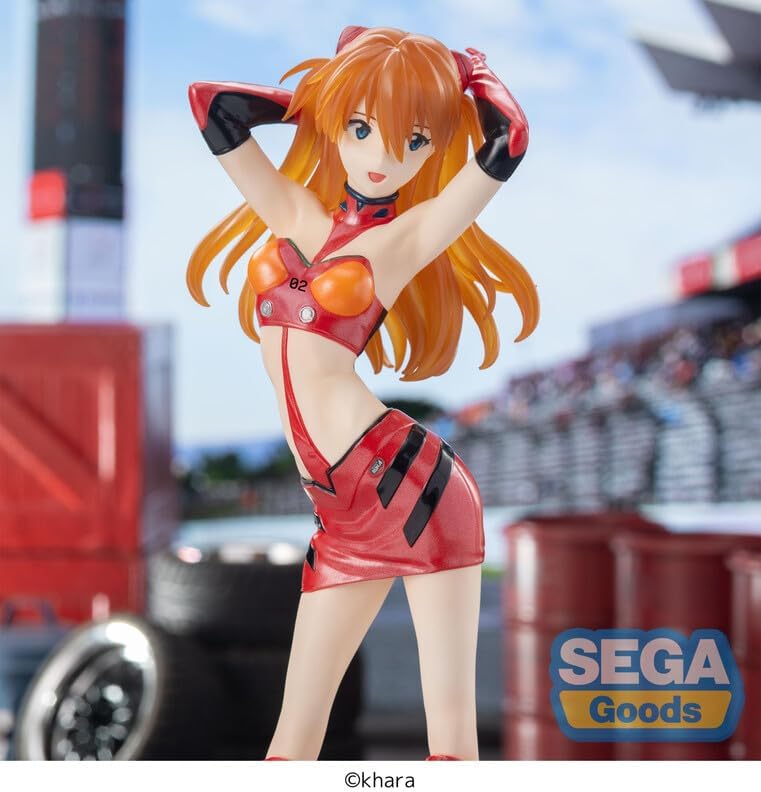 SEGA Evangelion Racing Luminasta Asuka Shikinami Langley Pit Walk Figure