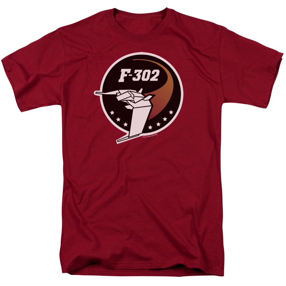 Stargate SG-1 - F302 Logo - Adult Unisex Short Sleeve T-Shirt - Red