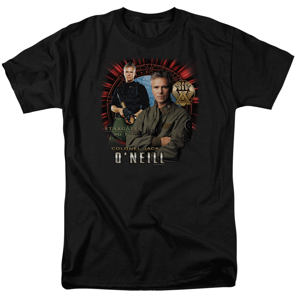 Stargate SG-1 - Jack Oneill - Adult Unisex Short Sleeve T-Shirt - Black