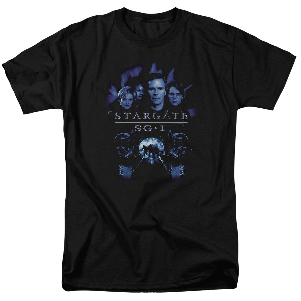 Stargate SG-1 - Stargate Command - Adult Unisex Short Sleeve T-Shirt - Black