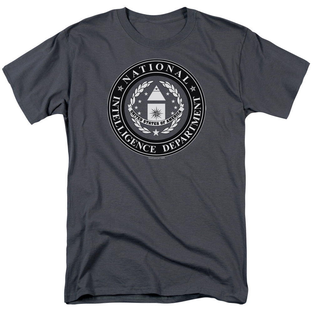 Stargate SG-1 - NID Logo - Adult Unisex Short Sleeve T-Shirt - Gray