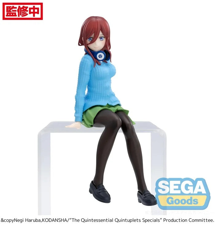 SEGA - The Quintessential Quintuplets Specials - Miku Nakano - PM Perching Figure
