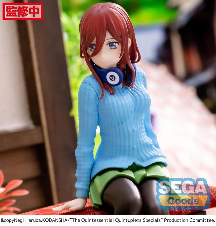 SEGA - The Quintessential Quintuplets Specials - Miku Nakano - PM Perching Figure