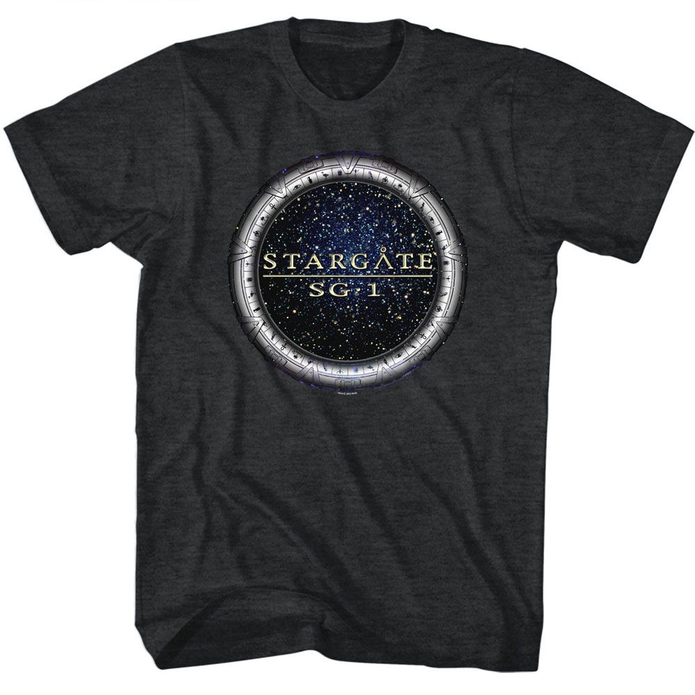 Stargate - SG1 - American Classics - Heather Black Adult Short Sleeve T-Shirt