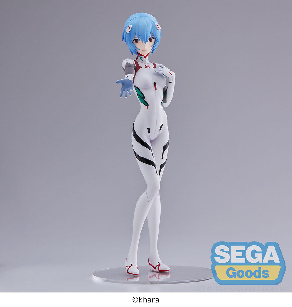 SEGA - Evangelion 3.0+1.0 Thrice Upon a Time - Rei Ayanami Hand Over Momentary White Ver. SPM Prize Figure