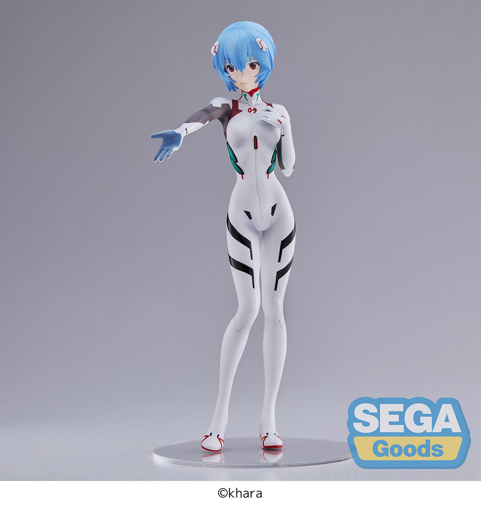 SEGA - Evangelion 3.0+1.0 Thrice Upon a Time - Rei Ayanami Hand Over Momentary White Ver. SPM Prize Figure