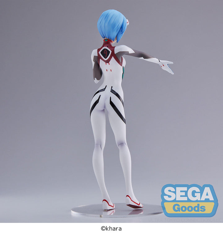 SEGA - Evangelion 3.0+1.0 Thrice Upon a Time - Rei Ayanami Hand Over Momentary White Ver. SPM Prize Figure