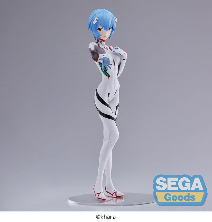 SEGA - Evangelion 3.0+1.0 Thrice Upon a Time - Rei Ayanami Hand Over Momentary White Ver. SPM Prize Figure