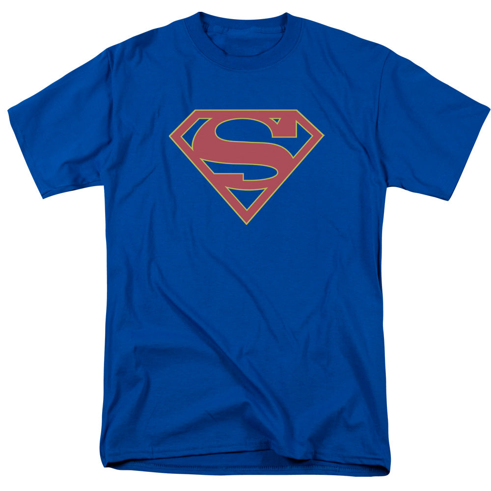 DC Comics - Supergirl - Logo - Adult Unisex Short Sleeve T-Shirt - Blue