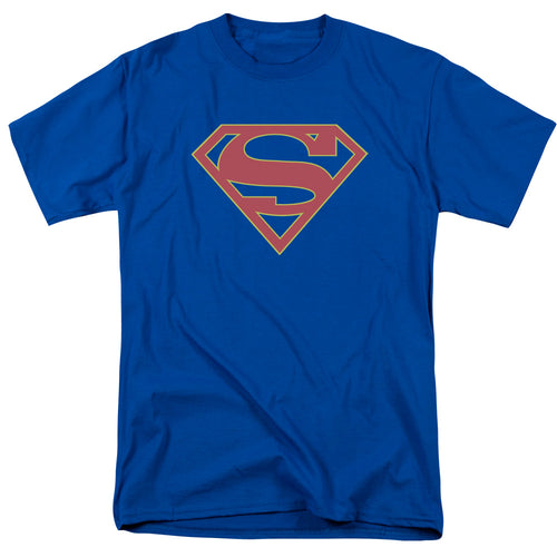 DC Comics - Supergirl - Logo - Adult Unisex Short Sleeve T-Shirt - Blue