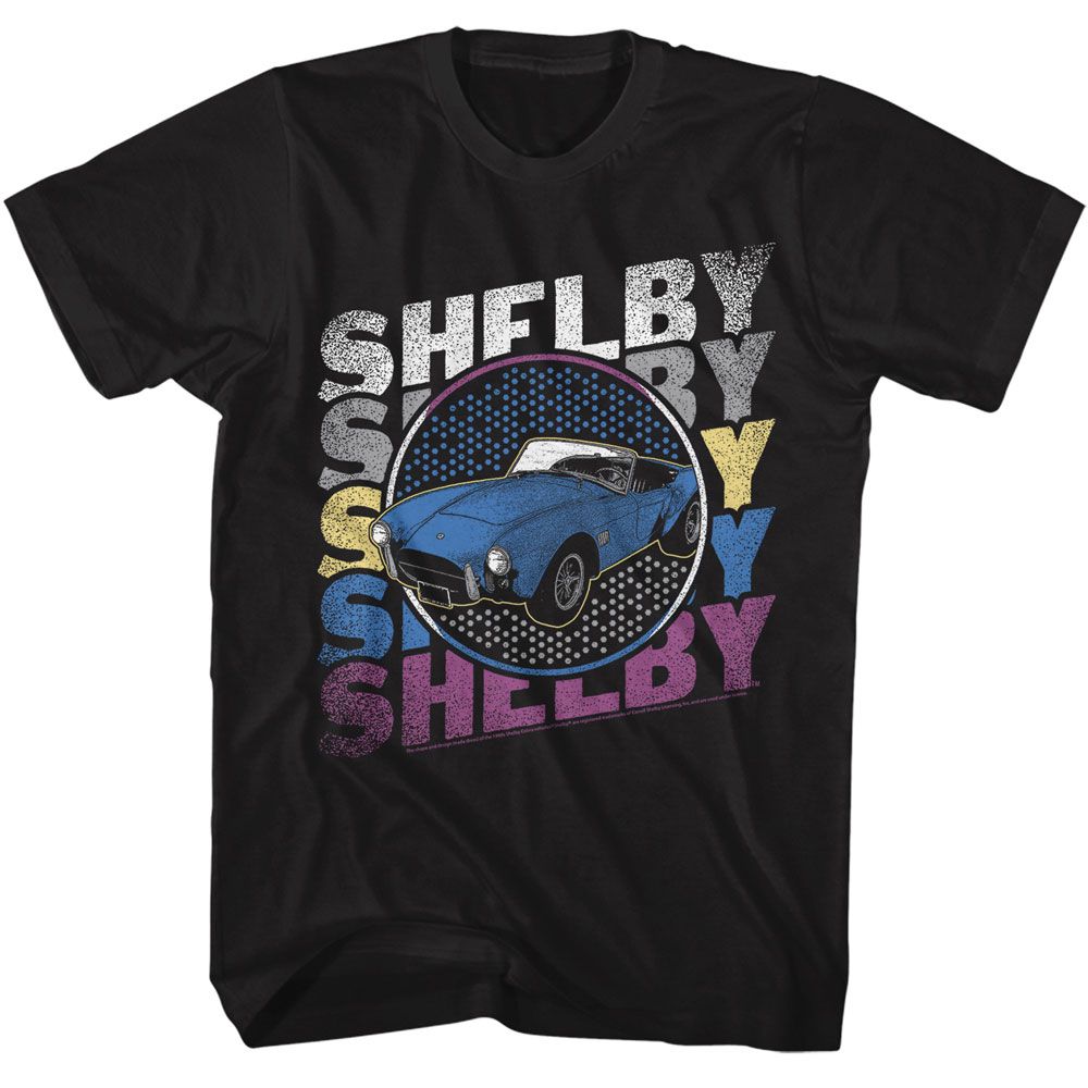 Carroll Shelby - Xs - American Classics - Solid Black Adult Short Sleeve T-Shirt