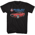 Carroll Shelby - American - American Classics - Solid Black Adult Short Sleeve T-Shirt