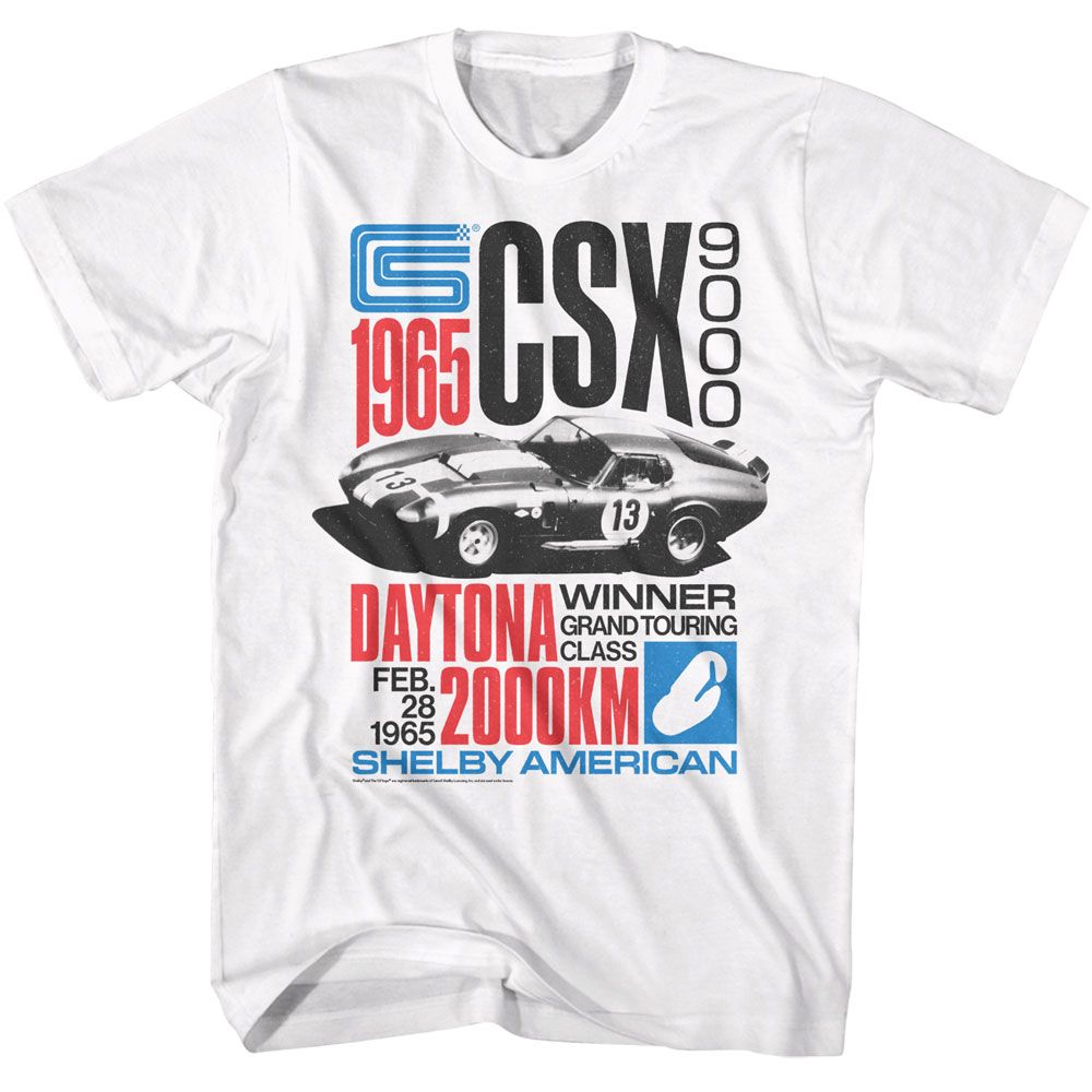 Carroll Shelby Gt 40 Daytona 2000Km American Classics Adult Short Sleeve T-Shirt