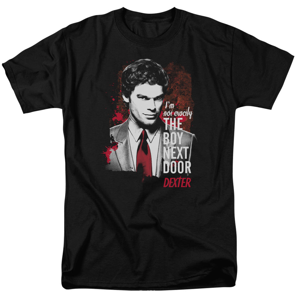 Dexter - Boy Next Door - Adult Unisex Short Sleeve T-Shirt - Black