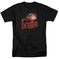 Dexter - Drawing - Adult Unisex Short Sleeve T-Shirt - Black