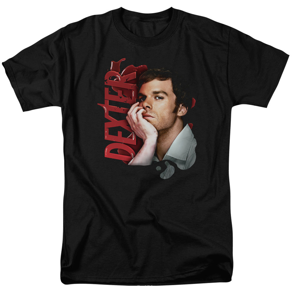 Dexter - Layered - Adult Unisex Short Sleeve T-Shirt - Black