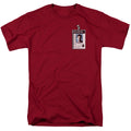 Dexter - Badge - Adult Unisex Short Sleeve T-Shirt - Red