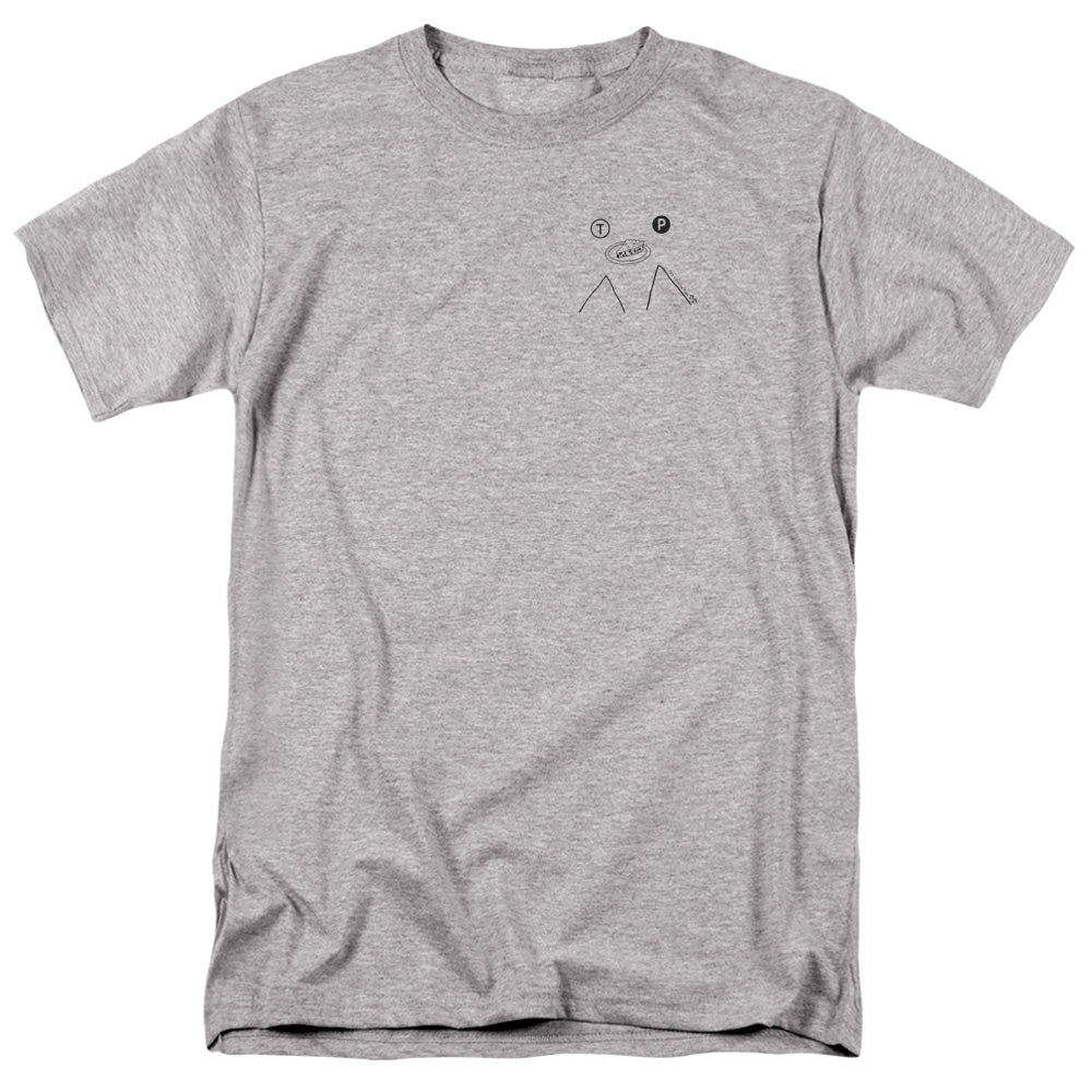 Twin Peaks - Peak Pie - Adult Unisex Short Sleeve T-Shirt - Gray