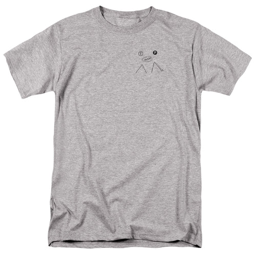 Twin Peaks - Peak Pie - Adult Unisex Short Sleeve T-Shirt - Gray