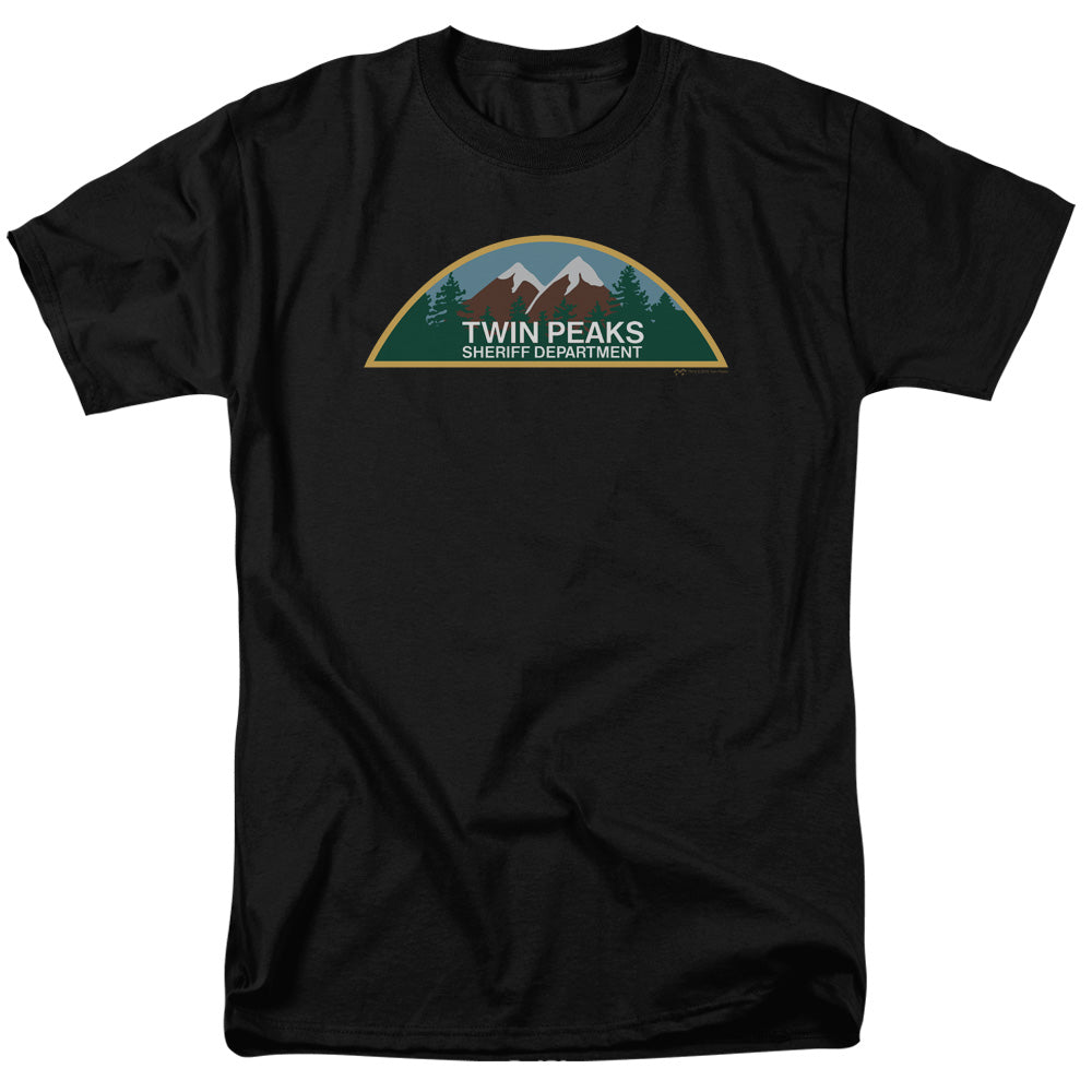 Twin Peaks - Sheriff Department - Adult Unisex Short Sleeve T-Shirt - Black