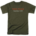 Twin Peaks - Population - Adult Unisex Short Sleeve T-Shirt - Green
