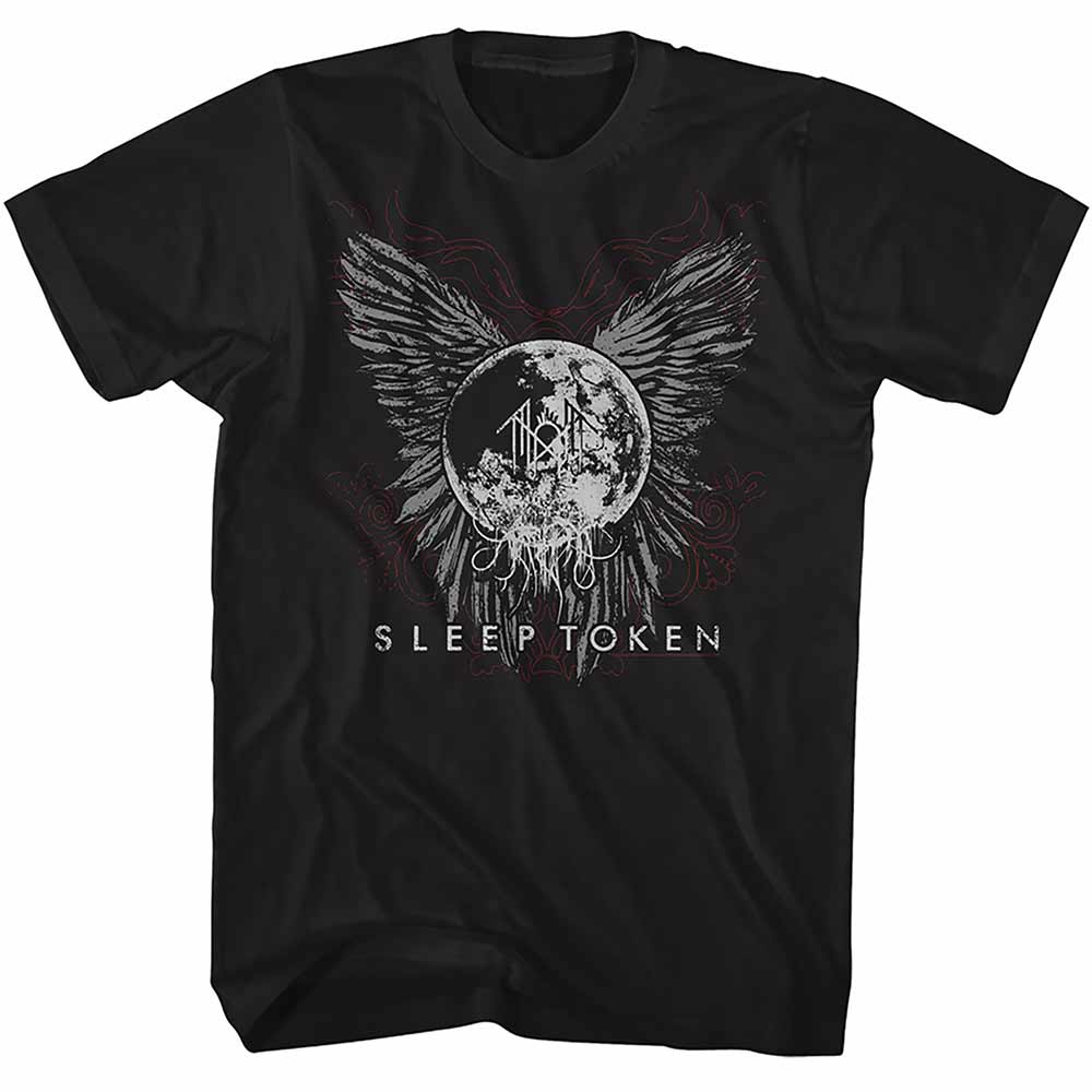 Sleep Token - Femme - Front Print Adult Short Sleeve Solid T-Shirt - Black