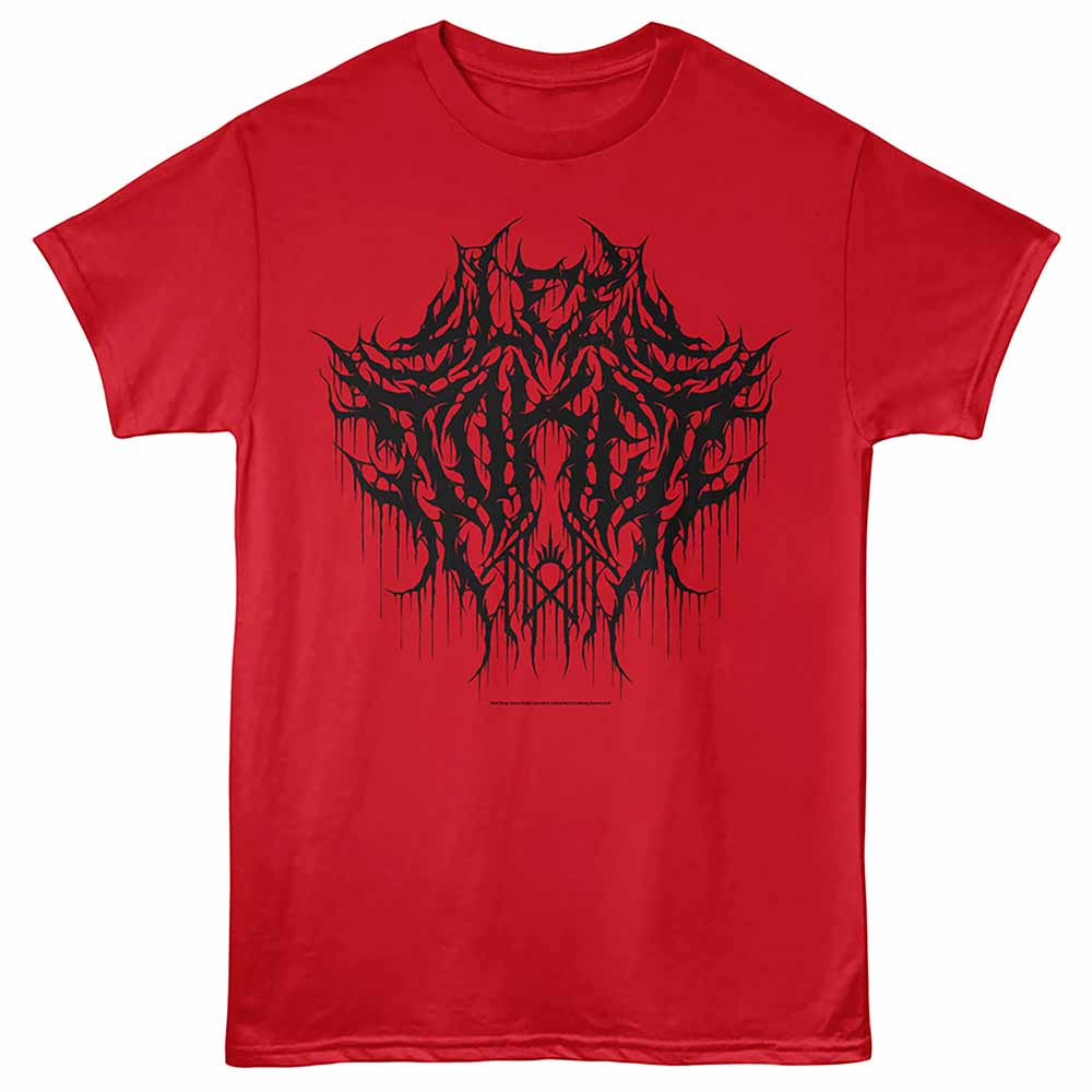 Sleep Token - Metal Drip - Front Print Adult Short Sleeve Solid T-Shirt - Red