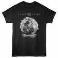 Sleep Token - Moon Reflection - Front Print Adult Short Sleeve Solid T-Shirt - Black