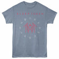 Sleep Token - Sundowning Embroidery - Front Print Adult Short Sleeve Heather T-Shirt - Indigo Heather