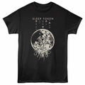 Sleep Token - Take Me Back To Eden - Front Print Adult Short Sleeve Solid T-Shirt - Black