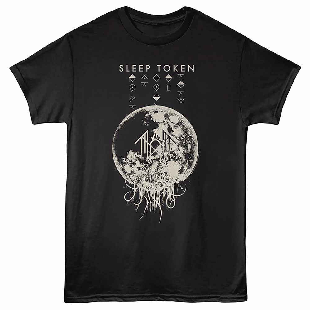 Sleep Token - Take Me Back To Eden - Front Print Adult Short Sleeve Solid T-Shirt - Black