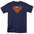 DC Comics - Superman - Distressed Shield #3 - Adult Unisex T-Shirt - Blue