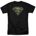 DC Comics - Superman - Camo Logo - Adult Unisex Short Sleeve T-Shirt - Black
