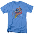 DC Comics - Superman - Up Up And Away - Adult Unisex Short Sleeve T-Shirt - Blue