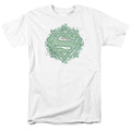 DC Comics - Superman - Ornate Shield - Adult Unisex Short Sleeve T-Shirt - White